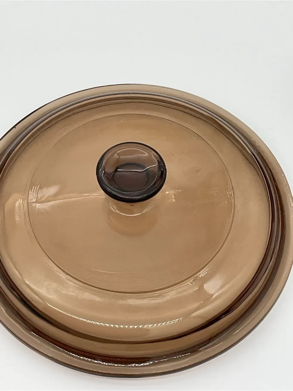 Corning Visions Amber Glass 1 Pint Saucepan with Handle & Lid